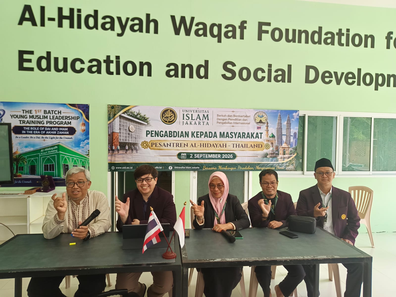 Universitas Islam Jakarta Gelar PKM di Pesantren Al-Hidayah Thailand, Perkenalkan Konsep S.H.I.N.E. Health Reset